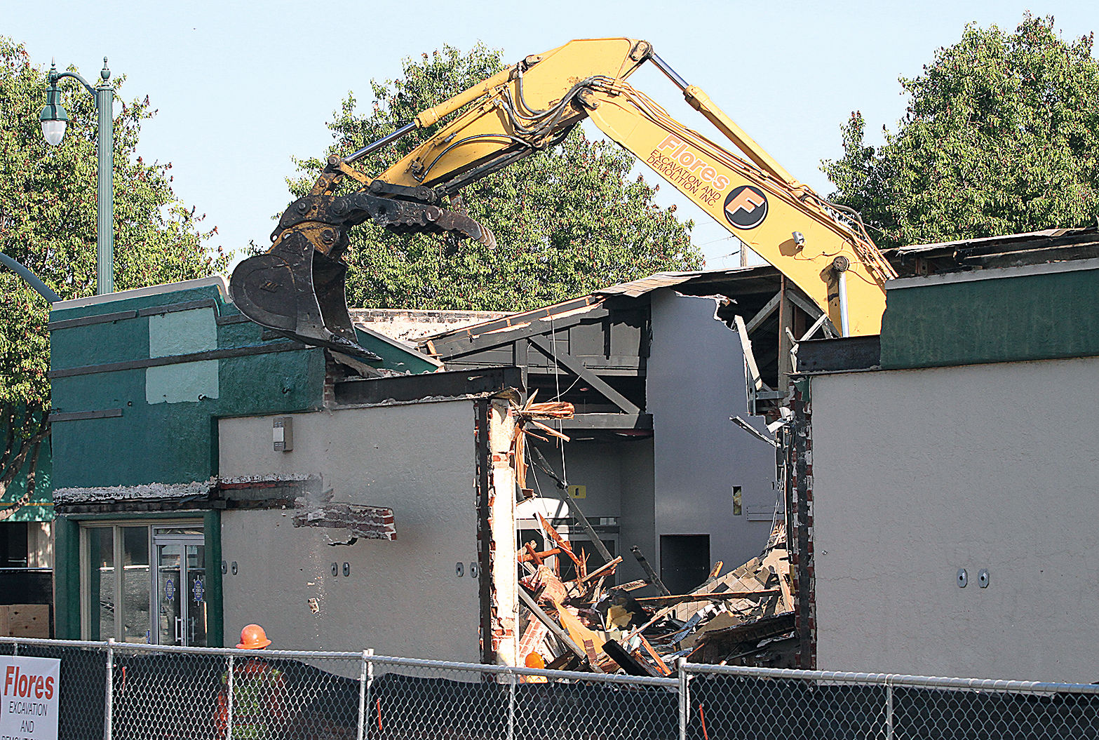 Downtown demolition